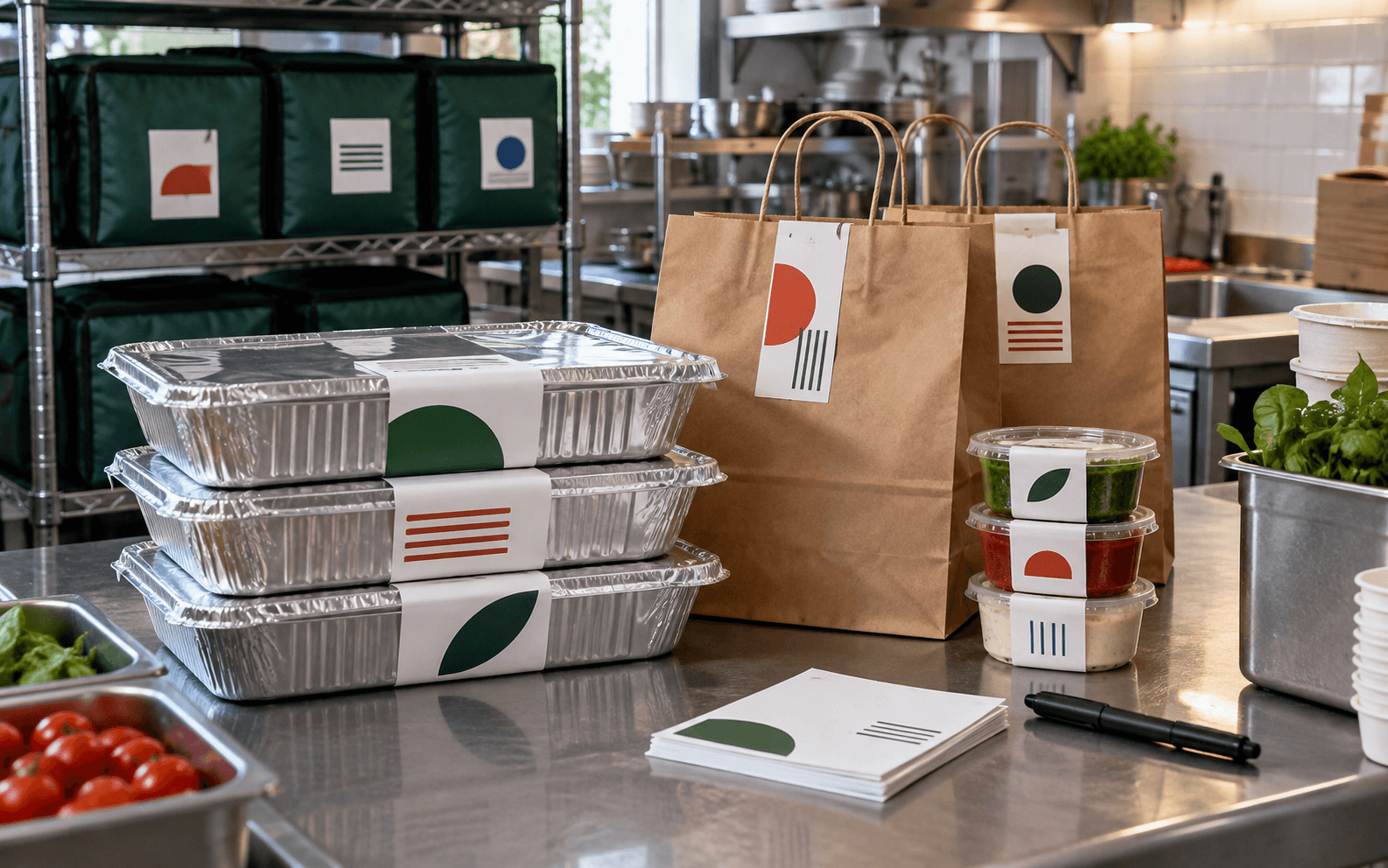 Restaurant and Cafe branding, website, and print article preview