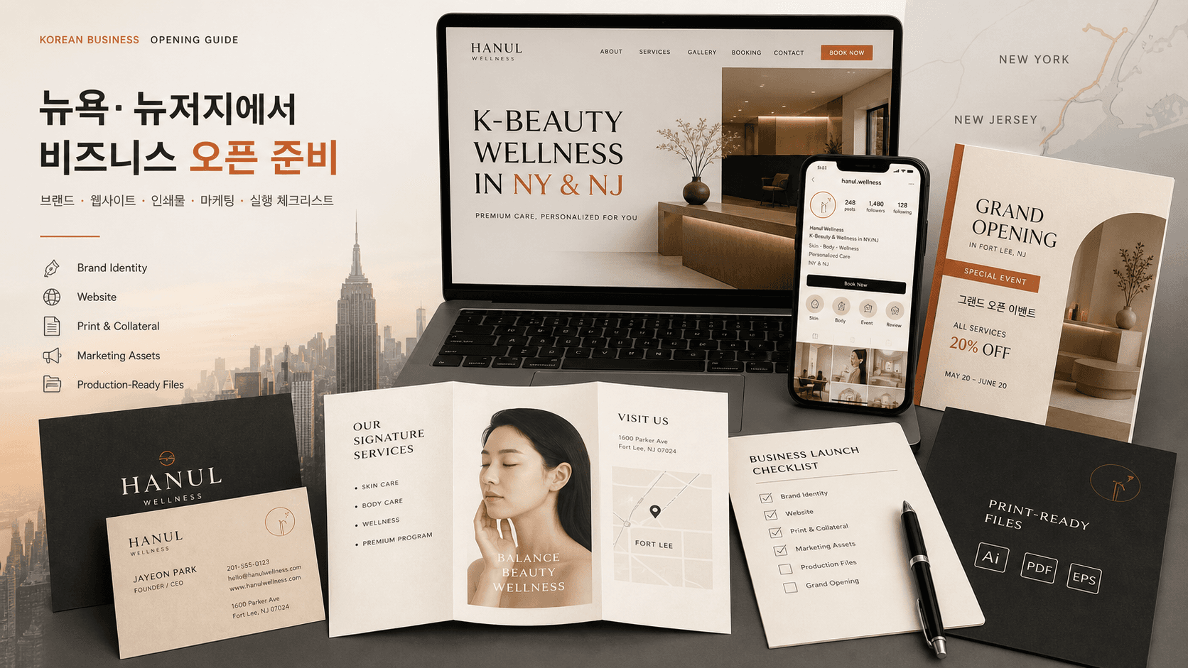 뉴욕 뉴저지에서 비즈니스 오픈 전 준비해야 할 디자인 체크리스트 article hero