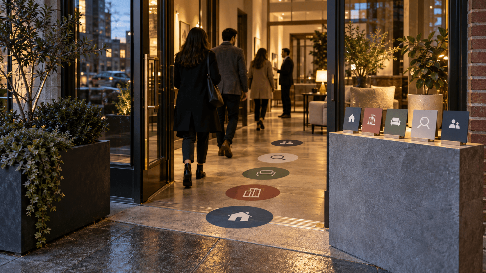 Real Estate branding, website, and print article preview