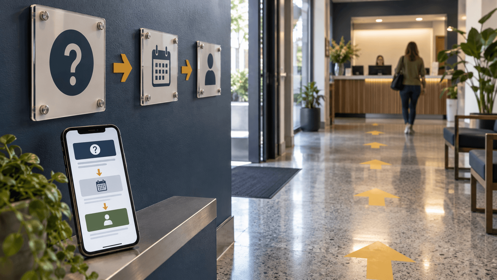Professional Services branding, website, and print article preview